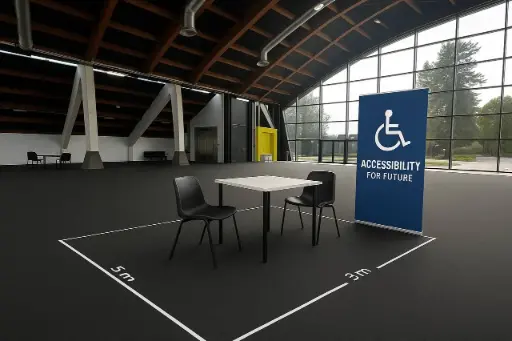 Area espositiva semiallestita 16mq